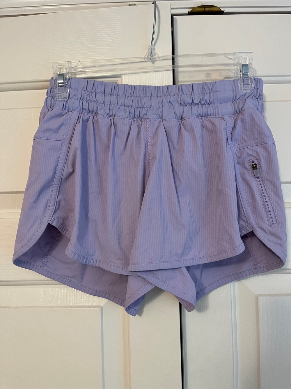Lululemon Lilac Low Rise Hotty Hot 4” Inseam Shorts